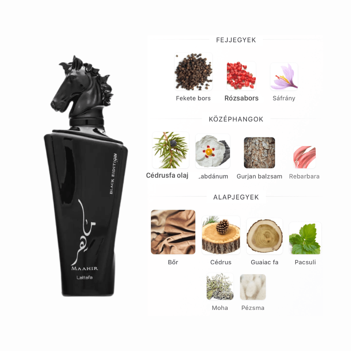 Lattafa Maahir Black Edition EDP - 100 ml - YARA Illatbazár