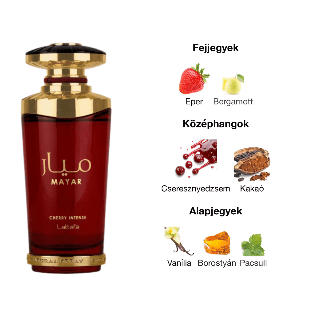 Lattafa Mayar Cherry Intense EDP - 100 ml - YARA Illatbazár