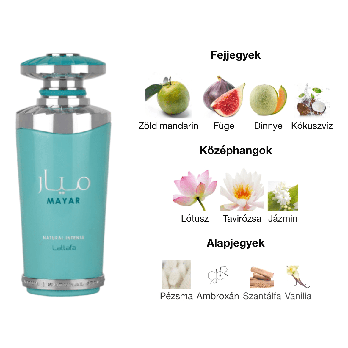 Lattafa Mayar Natural Intense EDP - 100 ml - YARA Illatbazár