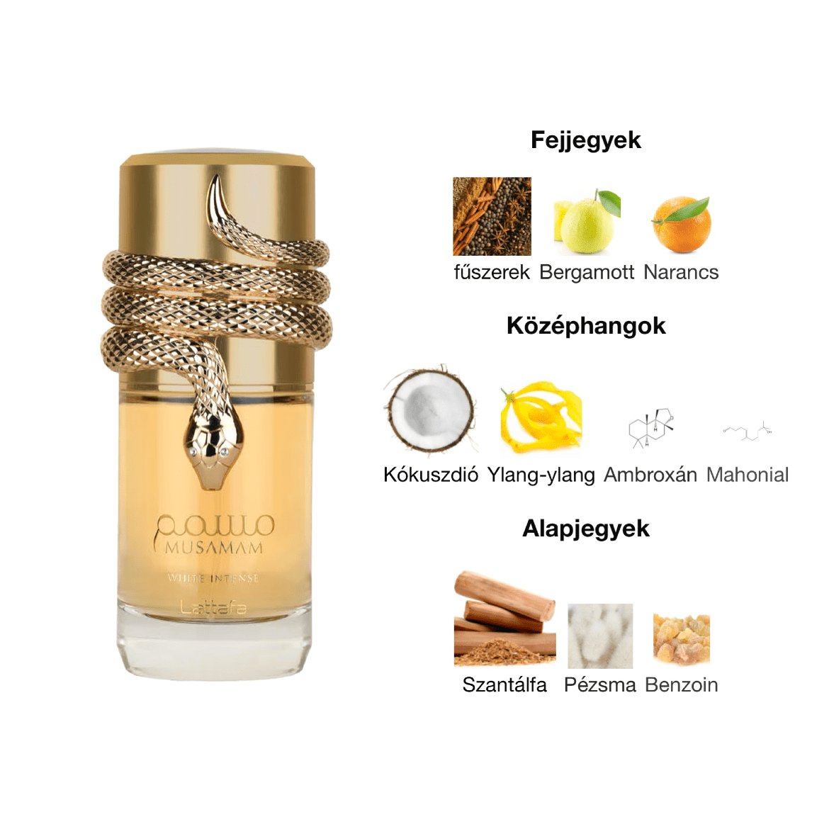 Lattafa Musamam White Intense ajándékcsomag - YARA Illatbazár