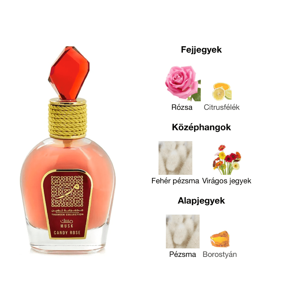 Lattafa Musk Candy Rose EDP - 100 ml - YARA Illatbazár
