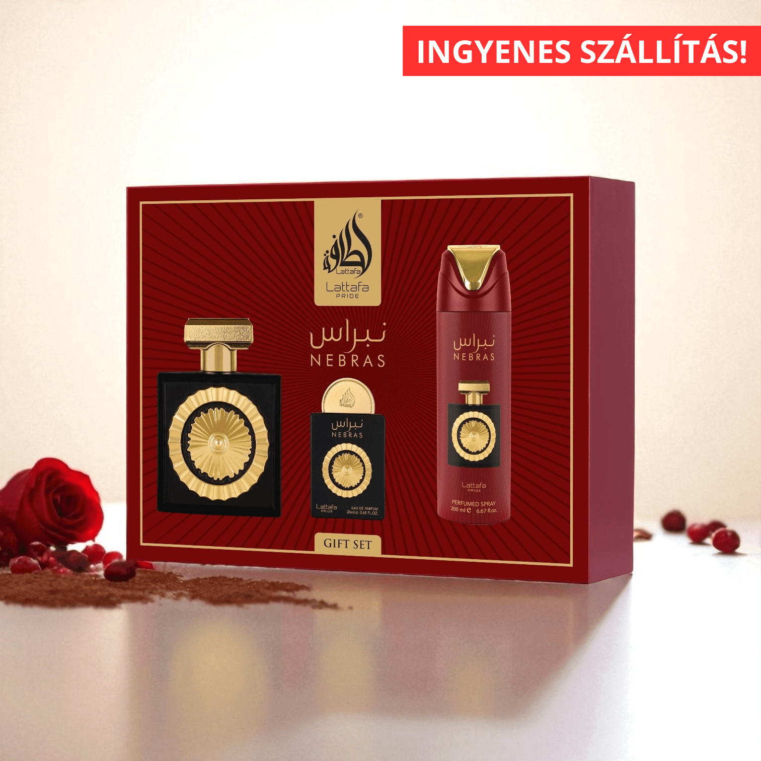 Lattafa Nebras Ajándékcsomag - YARA Illatbazár