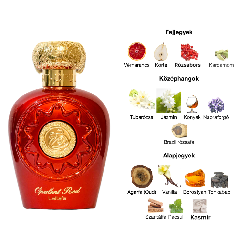 Lattafa Opulent Red EDP - 100 ml - YARA Illatbazár