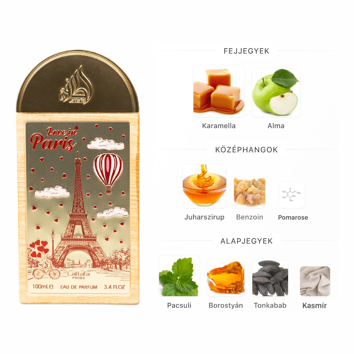 Lattafa Pride Love In Paris EDP - 100 ml -