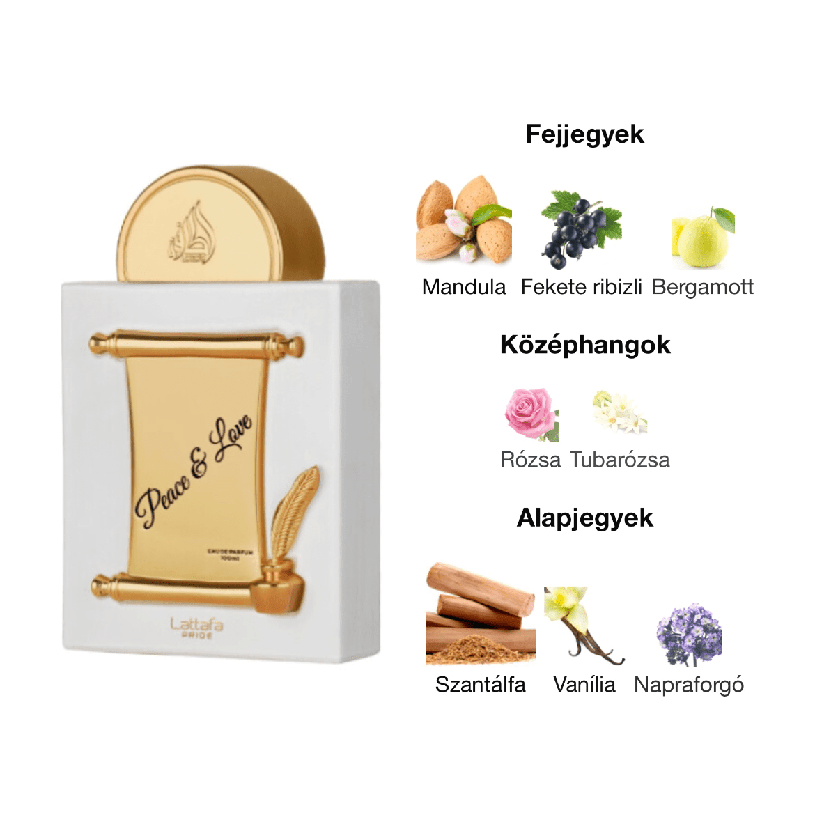 Lattafa Pride Peace & Love EDP - 100 ml - YARA Illatbazár