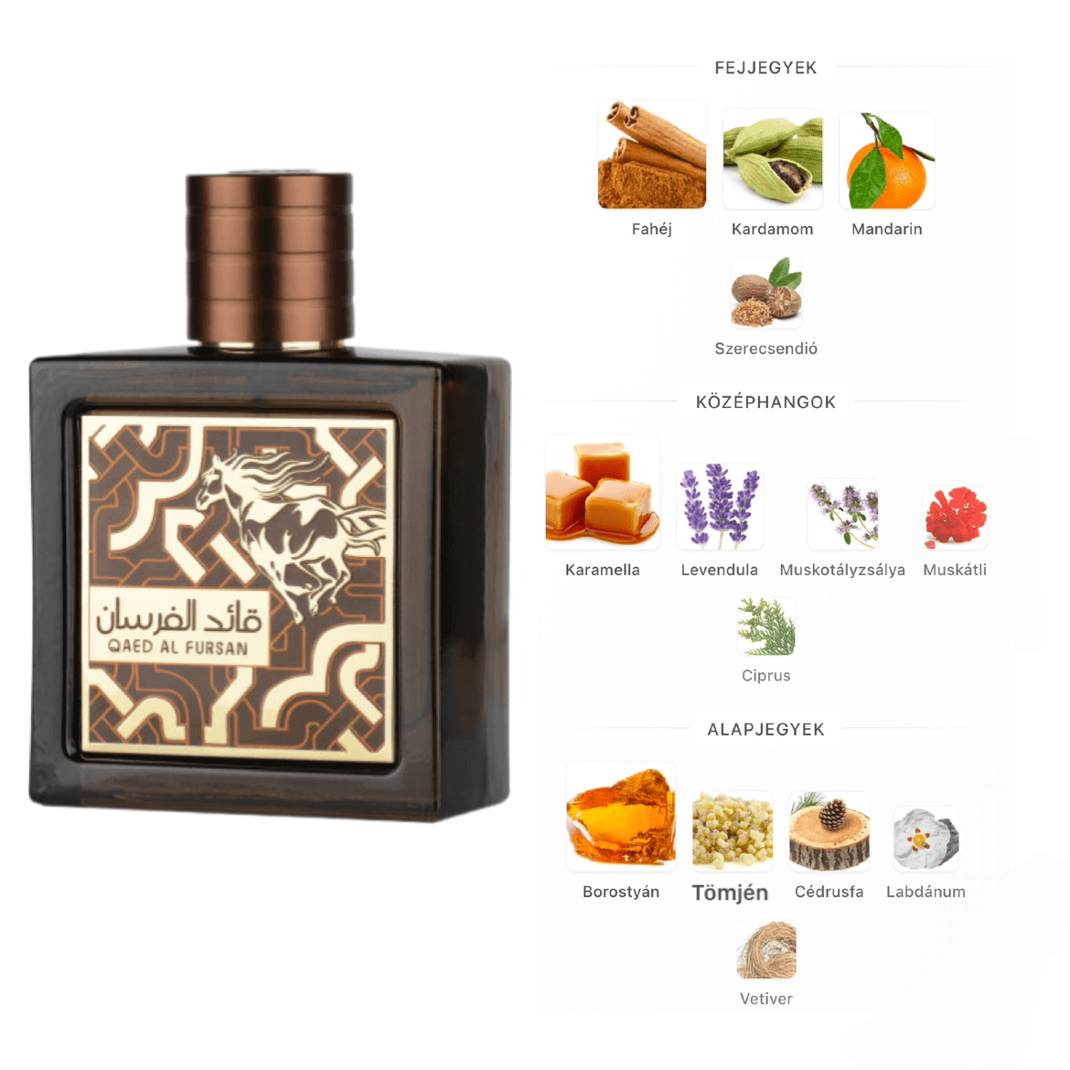 Lattafa Qaed al fursan Untamed EDP - 100 ml - YARA Illatbazár