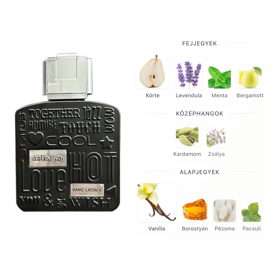 Lattafa Ramz Silver EDP - 100 ml - YARA Illatbazár