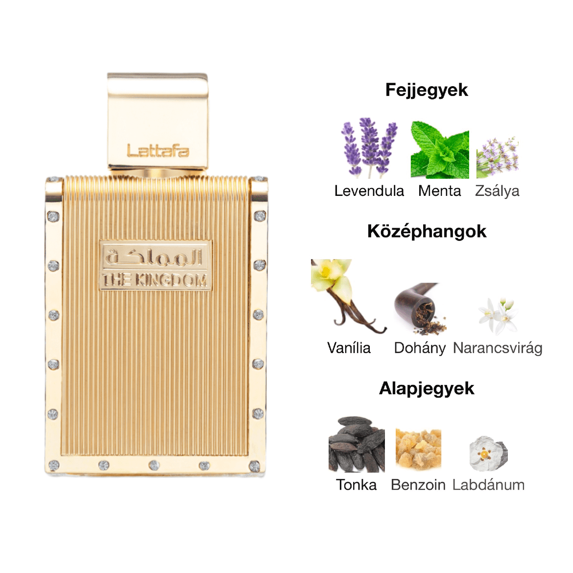 Lattafa The Kingdom for Men EDP - 100 ml - YARA Illatbazár