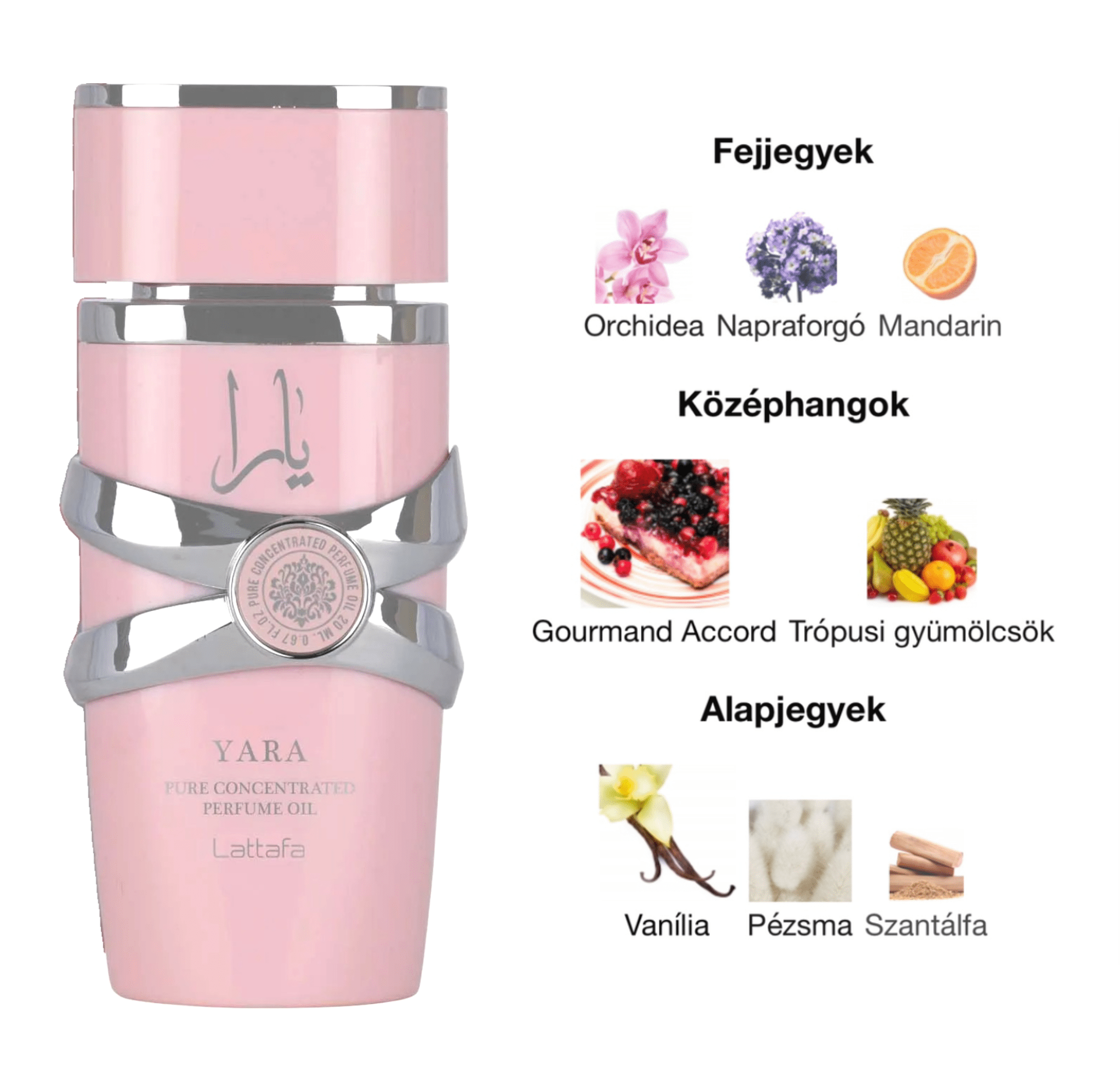 Lattafa Yara Parfümolaj - 20 ml - YARA Illatbazár