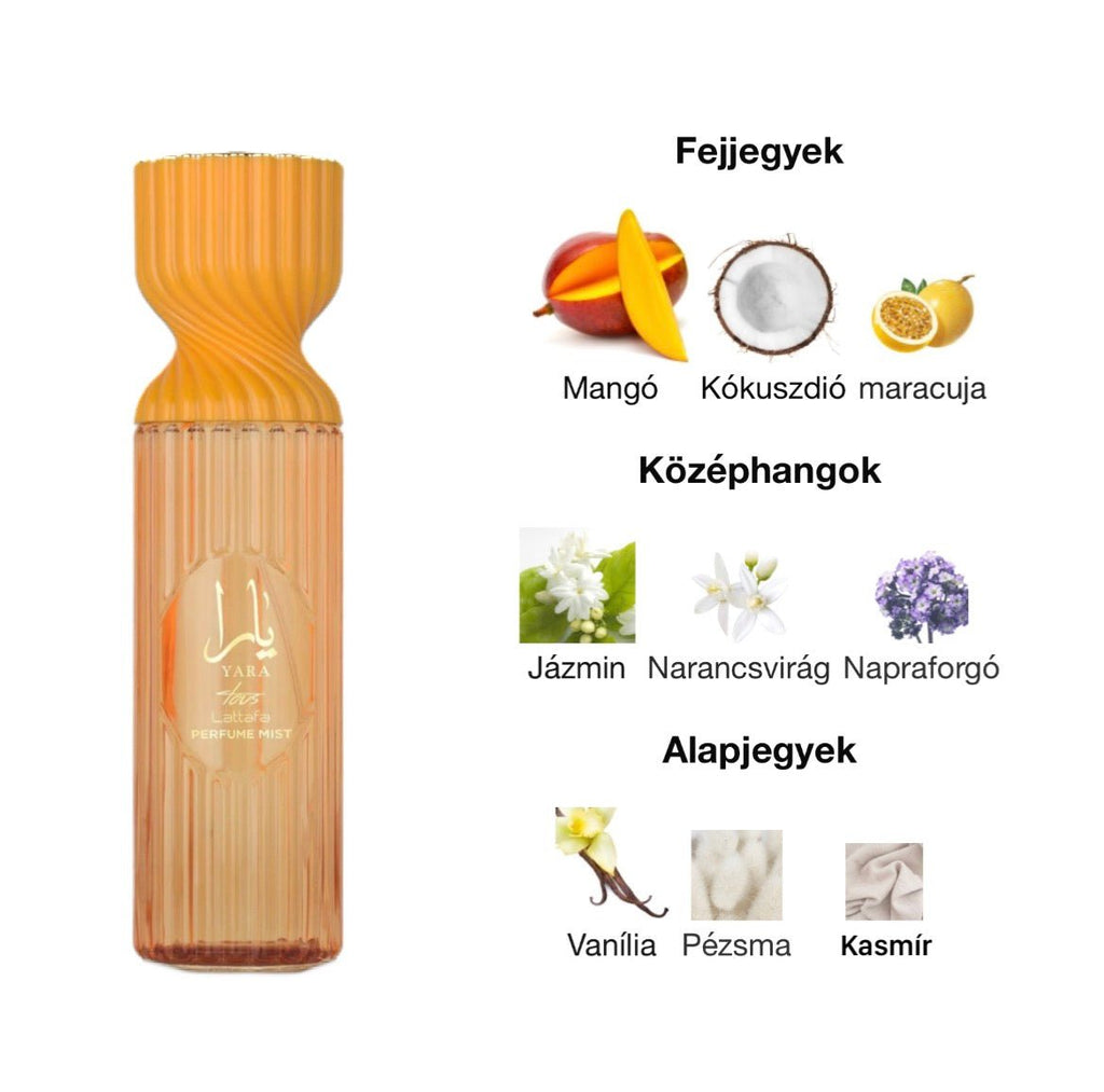 Lattafa Yara Tous Testpermet - 250 ml - YARA Illatbazár