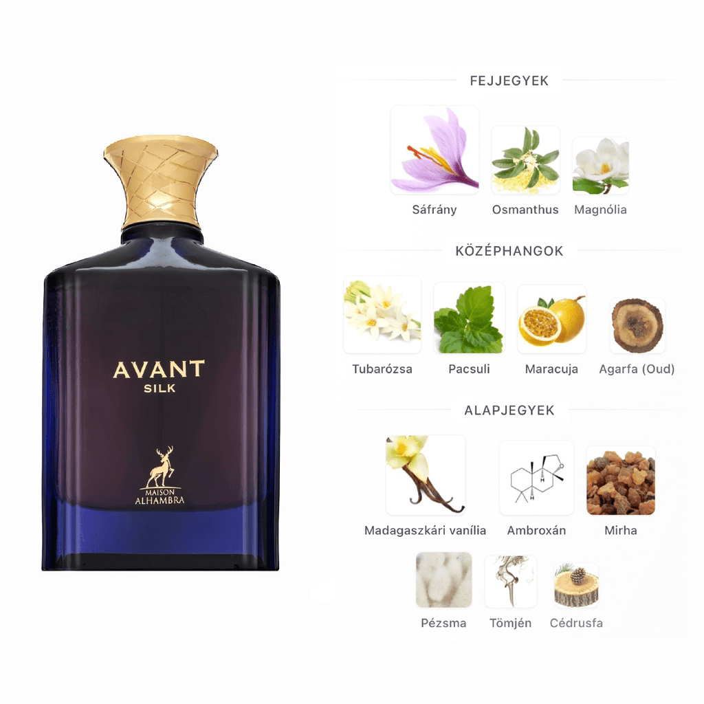 Maison Alhambra Avant Silk - 100 ml - YARA Illatbazár