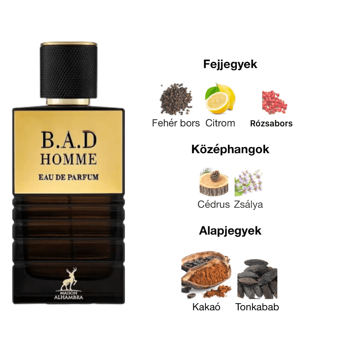 Maison Alhambra BAD Homme - 100 ml - YARA Illatbazár