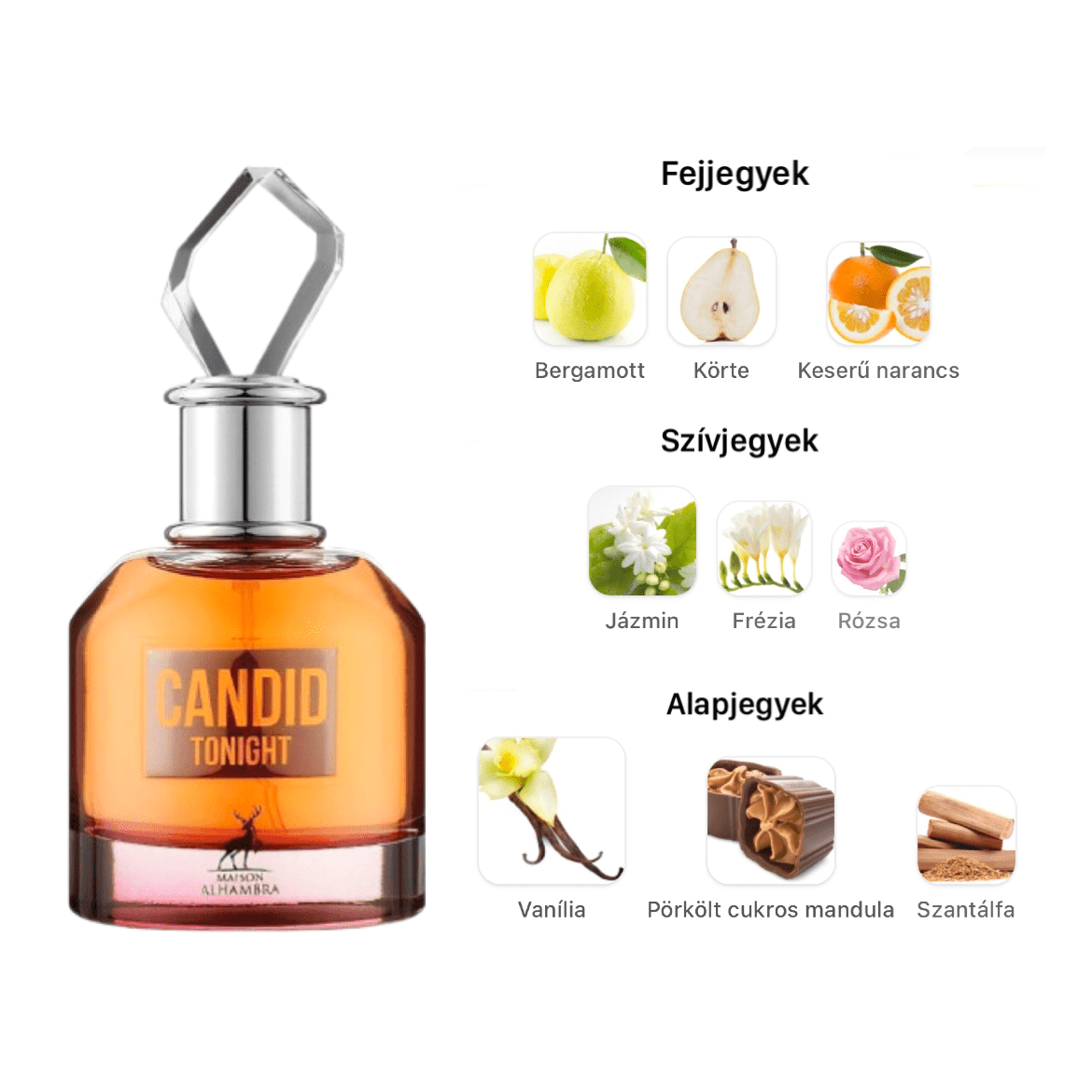 Maison Alhambra Candid Tonight EDP - 100 ml - YARA Illatbazár
