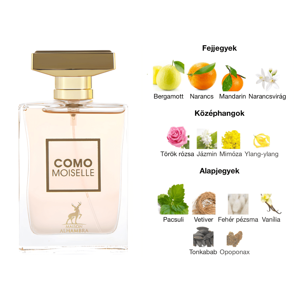 Maison Alhambra Como Moiselle EDP - 100 ml - YARA Illatbazár