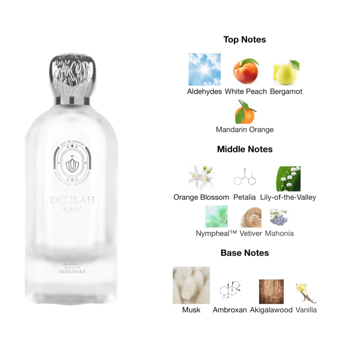 Maison Alhambra Delilah Blanc EDP - 100 ml - YARA Illatbazár