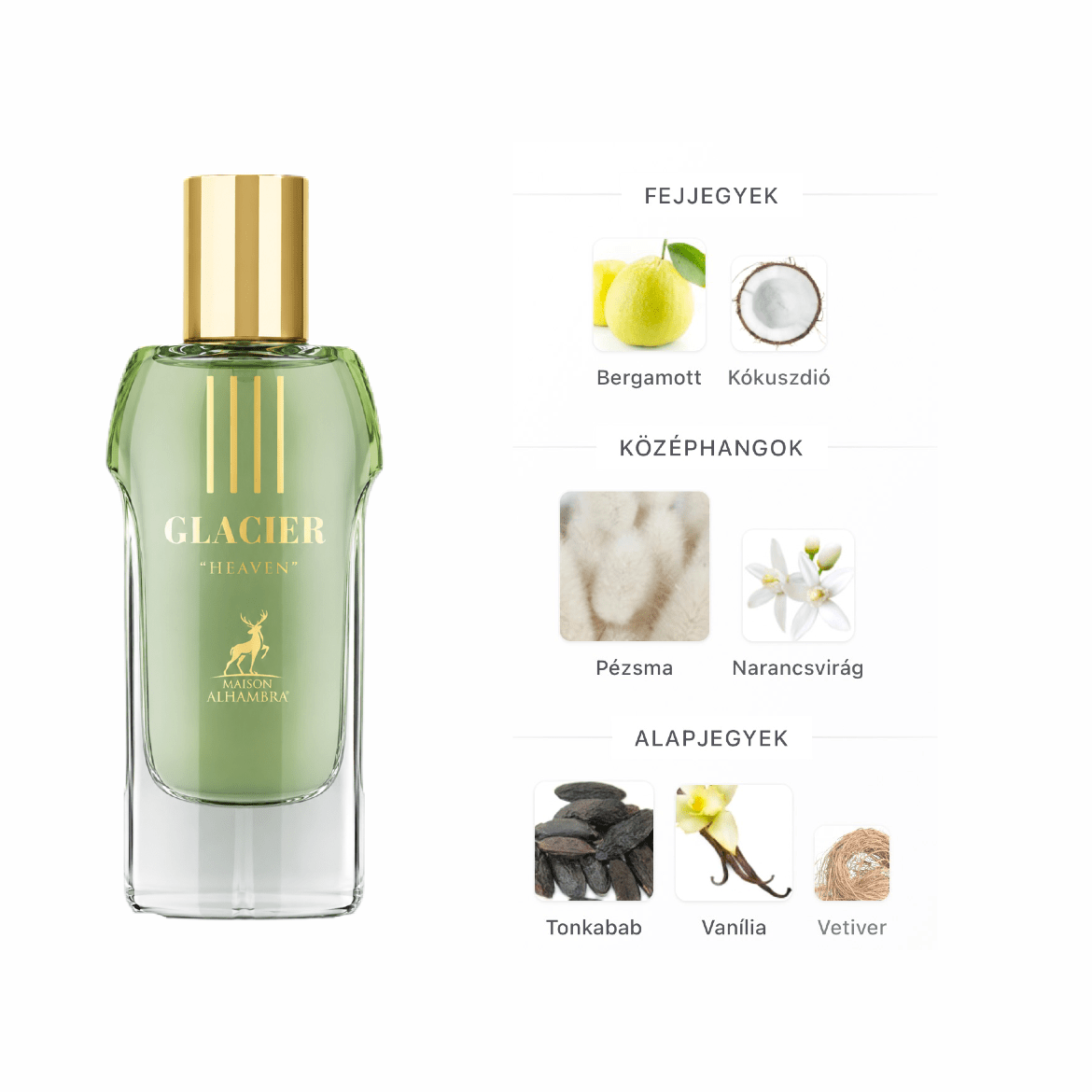 Maison Alhambra Glacier Heaven EDP - 100 ml - YARA Illatbazár