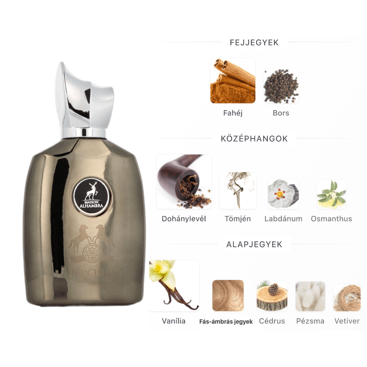Maison Alhambra Hercules EDP - 100 ml - YARA Illatbazár