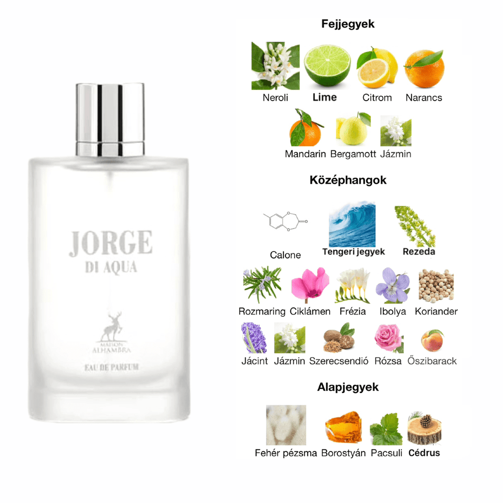 Maison Alhambra Jorge di Aqua EDP - 100 ml - YARA Illatbazár
