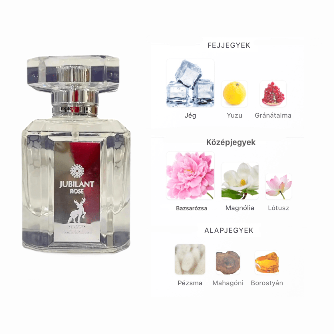 Maison Alhambra Jubilant Rose női parfüm - 100 ml – YARA Illatbazár