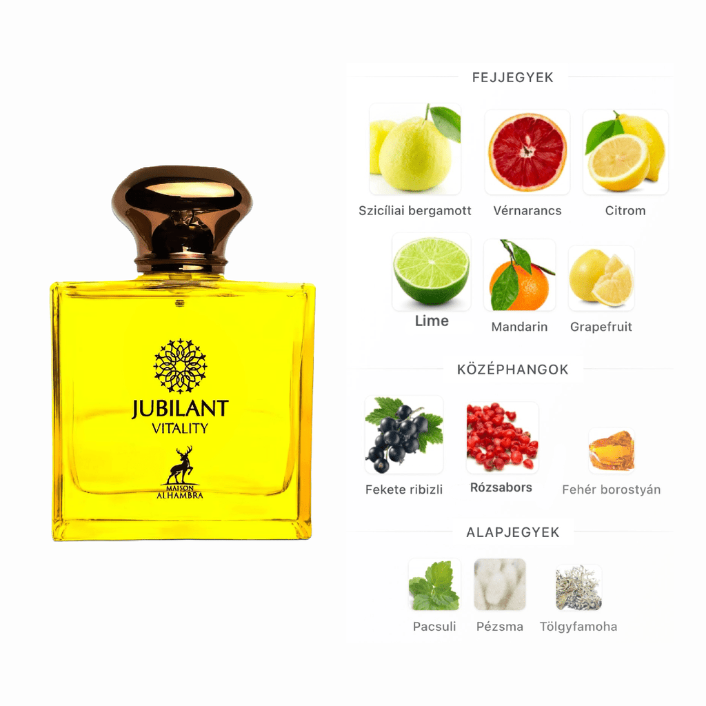 Maison Alhambra Jubilant Vitality EDP - 100 ml - YARA Illatbazár
