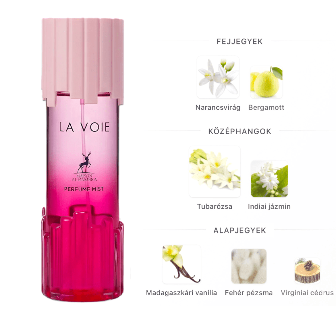Maison Alhambra La Voie Testpermet - 250 ml - YARA Illatbazár