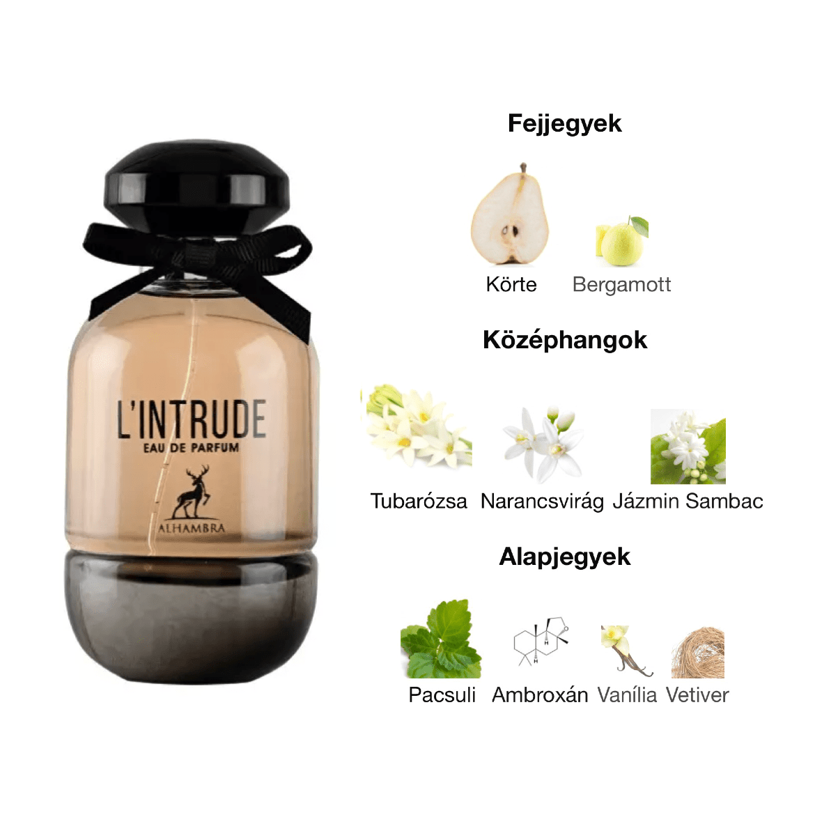 Maison Alhambra L'Intrude EDP - 100 ml - YARA Illatbazár