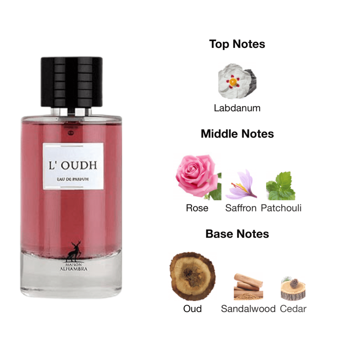 Maison Alhambra L'Oudh EDP - 100 ml - YARA Illatbazár
