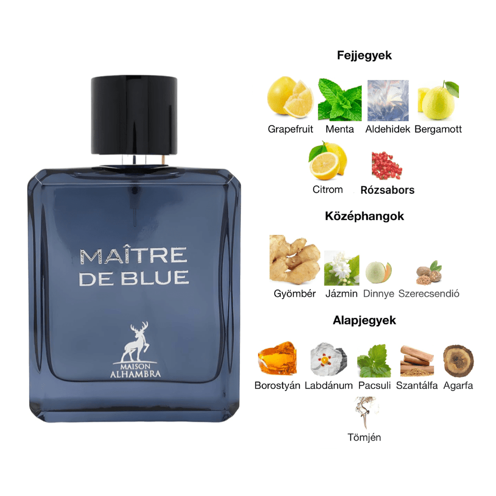 Maison Alhambra Maitre de Blue EDP - 100 ml - YARA Illatbazár