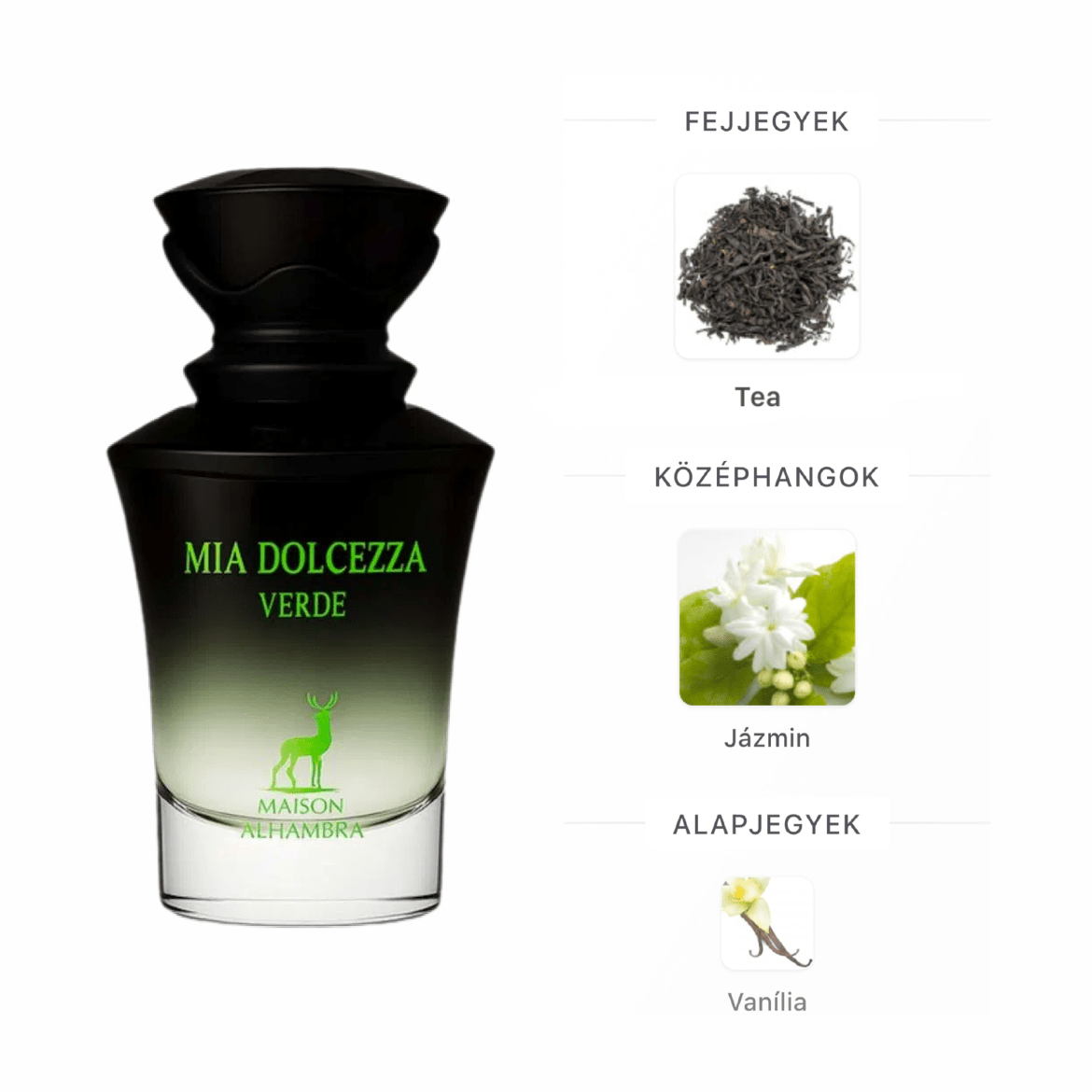 Maison Alhambra Mia Dolcezza Verde EDP - 100 ml - YARA Illatbazár