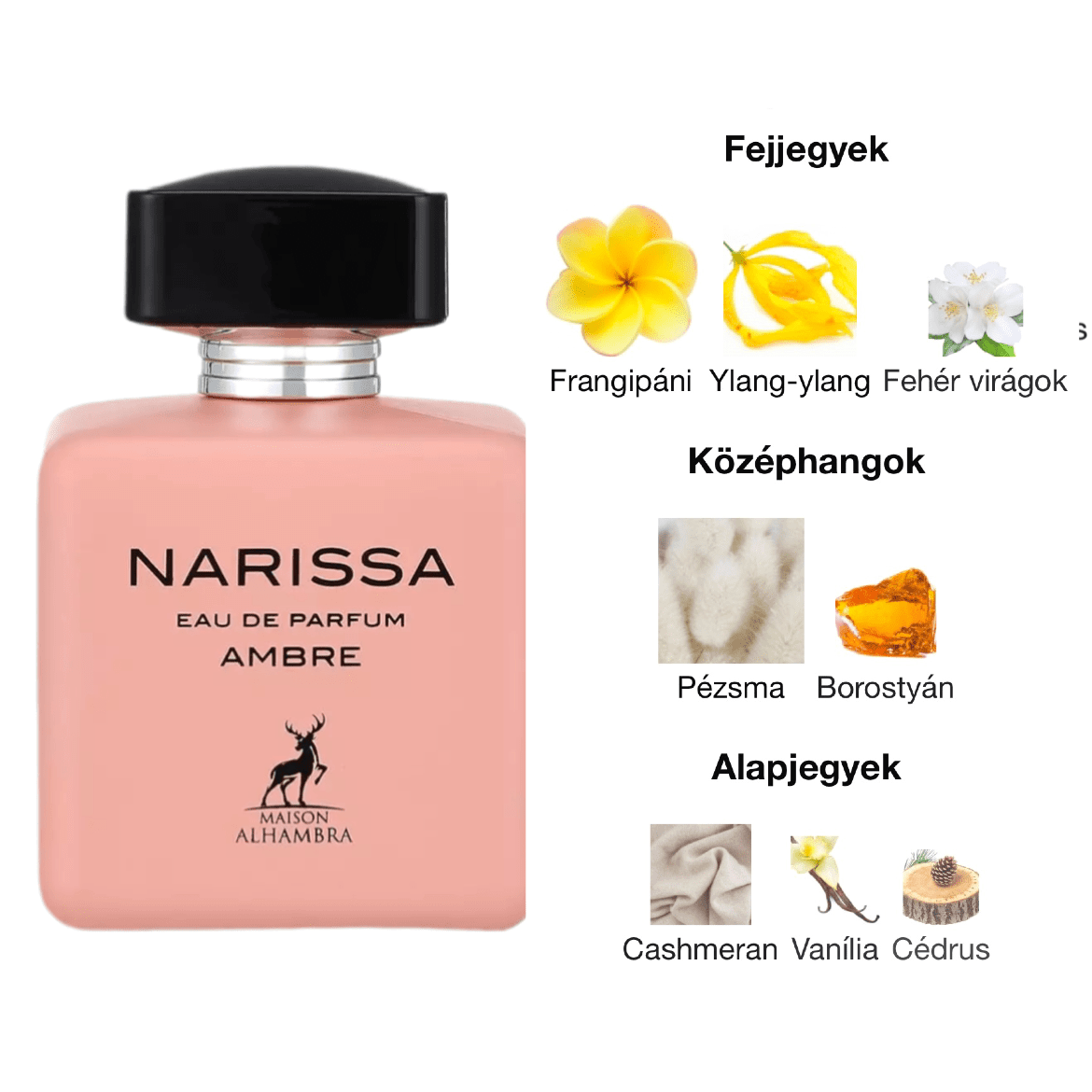 Maison Alhambra Narissa Ambre EDP - 100 ml - YARA Illatbazár
