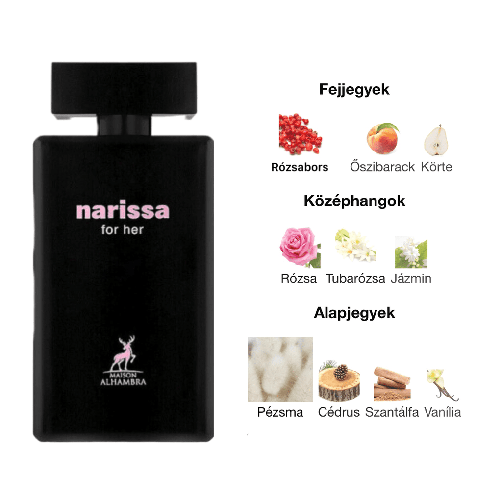Maison Alhambra Narissa EDP - 100 ml - YARA Illatbazár