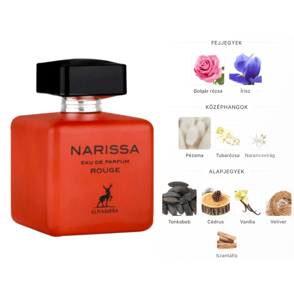 Maison Alhambra Narissa Ruby EDP - 100 ml - YARA Illatbazár