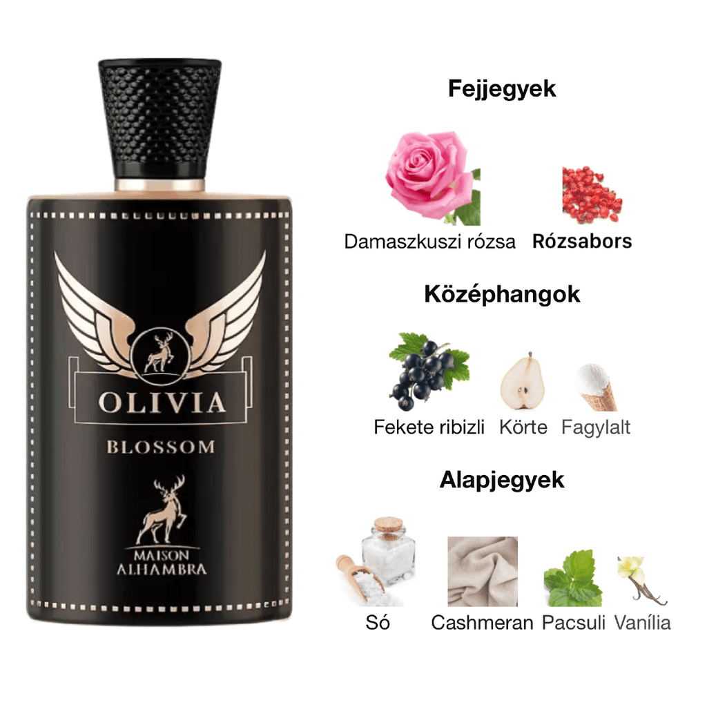 Maison Alhambra Olivia Blossom EDP - 80 ml - YARA Illatbazár
