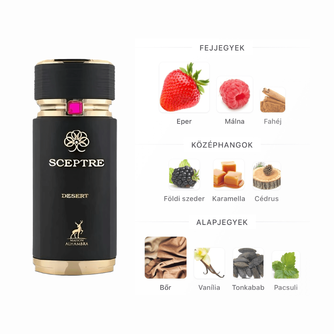 Maison Alhambra Sceptre Desert EDP - 100 ml - YARA Illatbazár