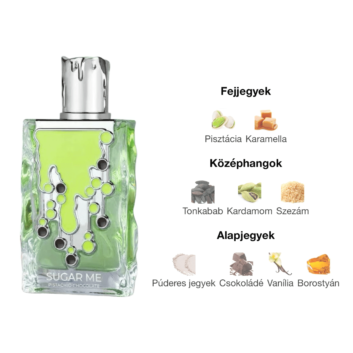 Maison Alhambra Sugar Me Pistachio Chocolate EDP - 100 ml - YARA Illatbazár