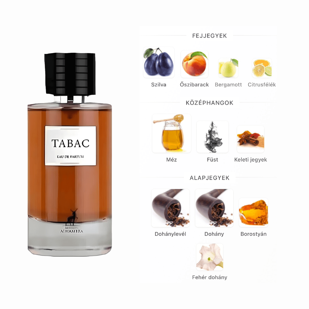 Maison Alhambra Tabac (Smoky) - 100 ml - YARA Illatbazár