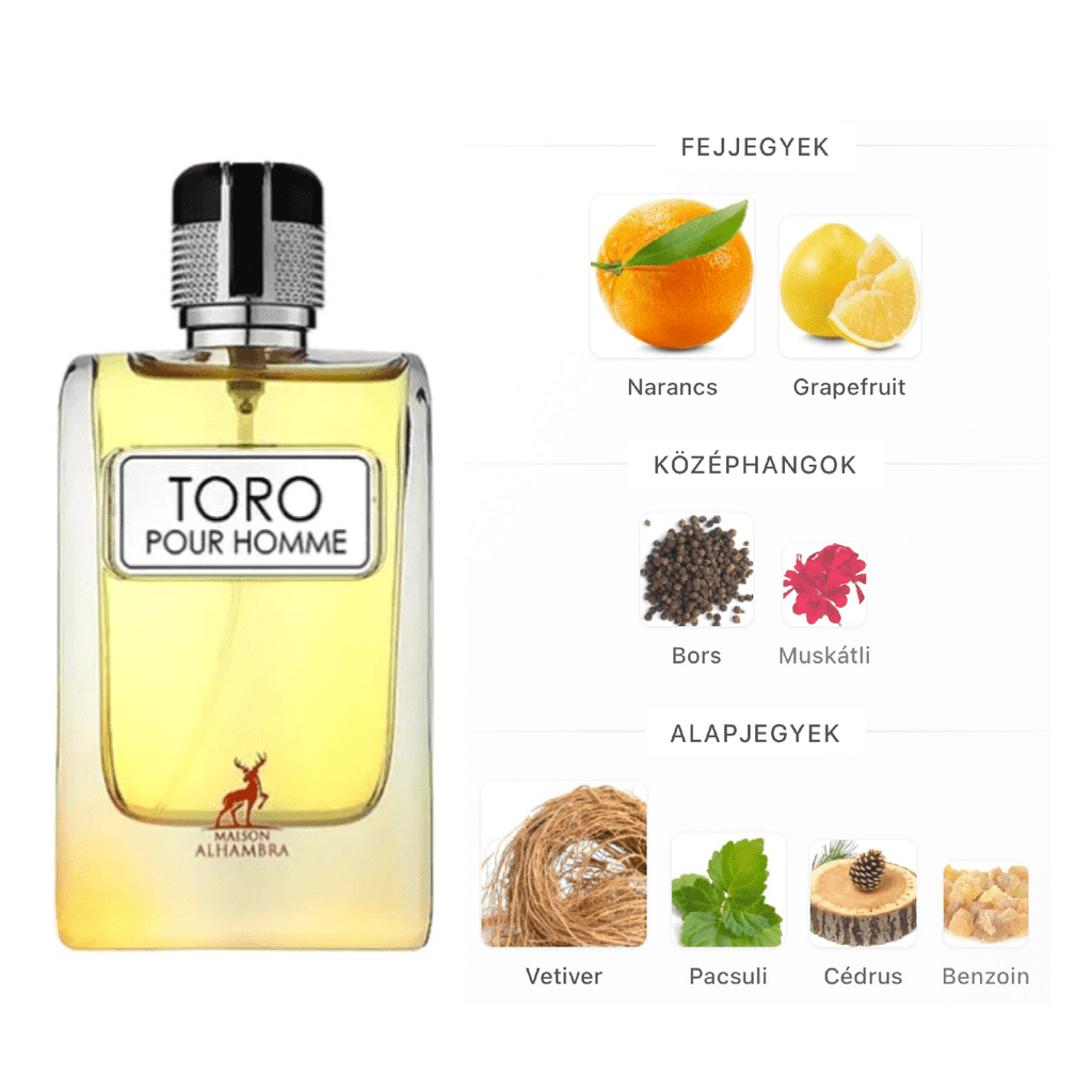 Maison Alhambra Toro Pour Homme - EDP - 100 ml - YARA Illatbazár