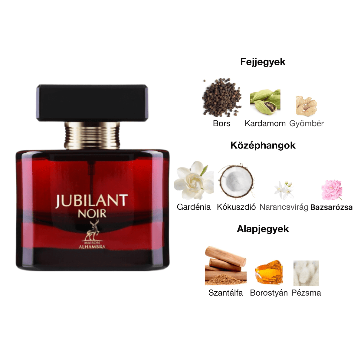 Maison Alhambra Versencia Noir EDP - 100 ml - YARA Illatbazár