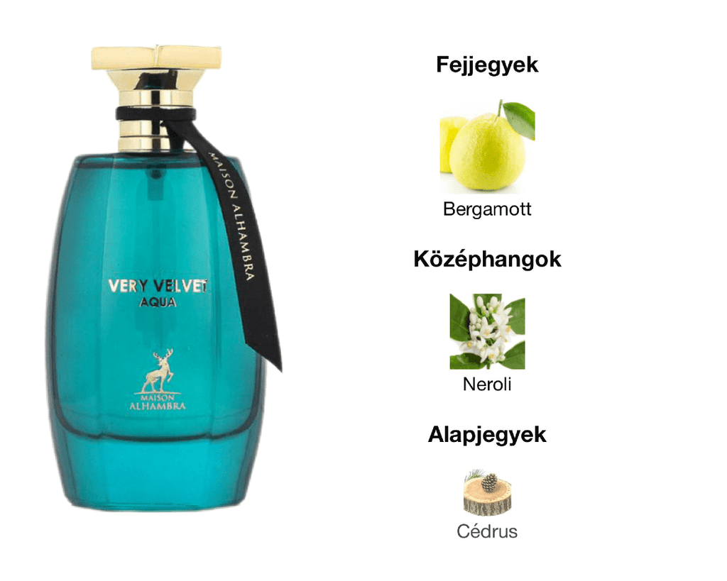Maison Alhambra Very Velvet Aqua EDP - 100 ml - YARA Illatbazár