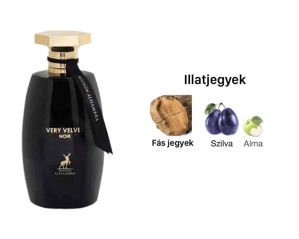 Maison Alhambra Very Velvet Noir EDP - 100 ml - YARA Illatbazár