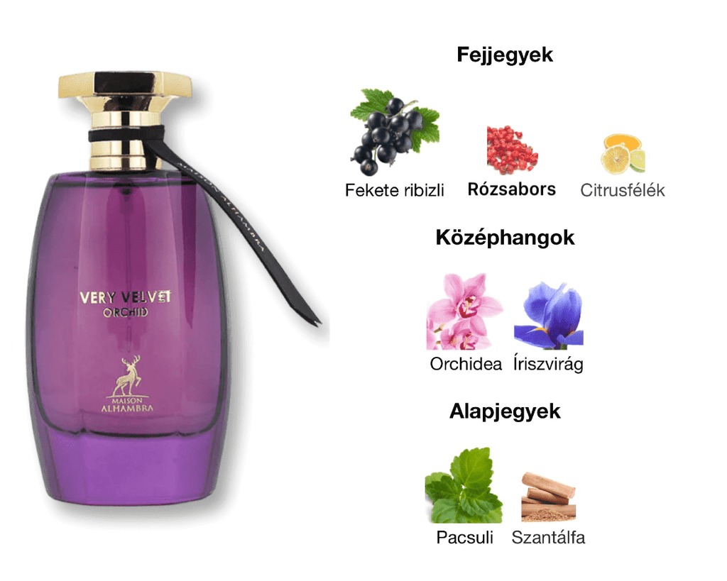 Maison Alhambra Very Velvet Orchid EDP - 100 ml - YARA Illatbazár