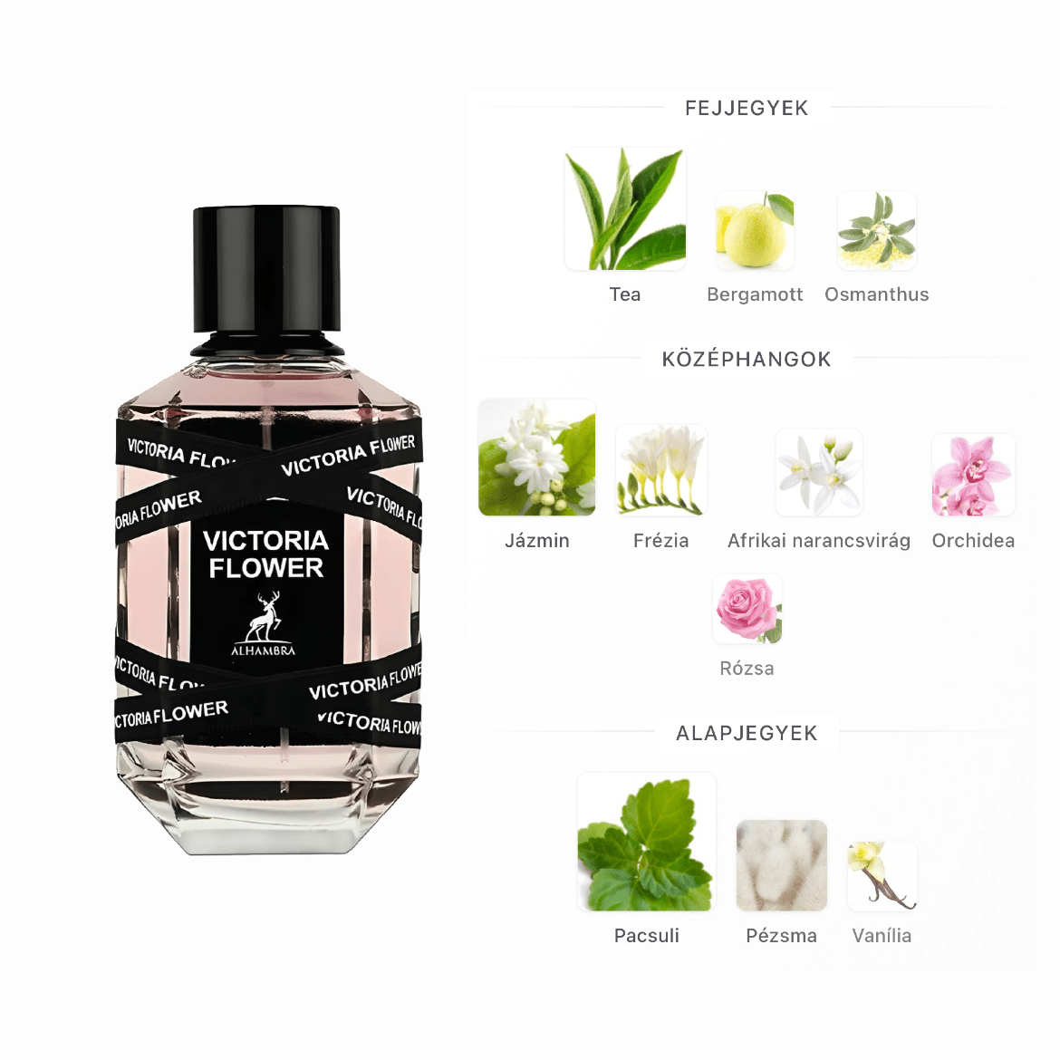 Maison Alhambra Victoria Flower EDP - 100 ml - YARA Illatbazár