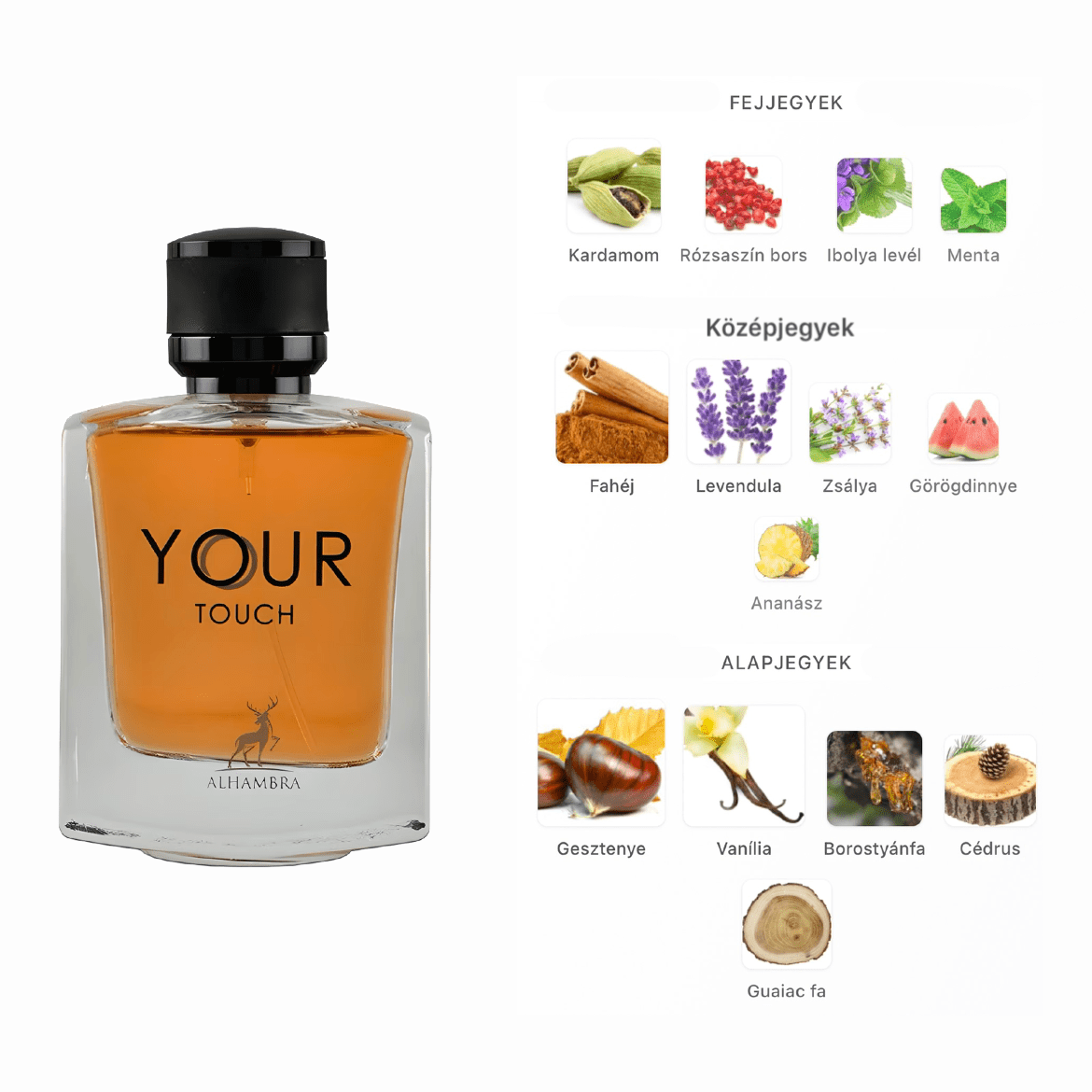Maison Alhambra Your Touch EDP - 100 ml - YARA Illatbazár