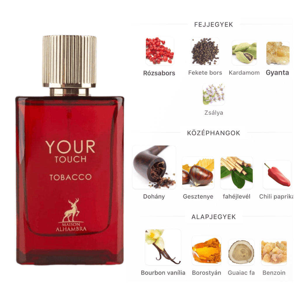 Maison Alhambra Your Touch Tobacco EDP - 100 ml - YARA Illatbazár