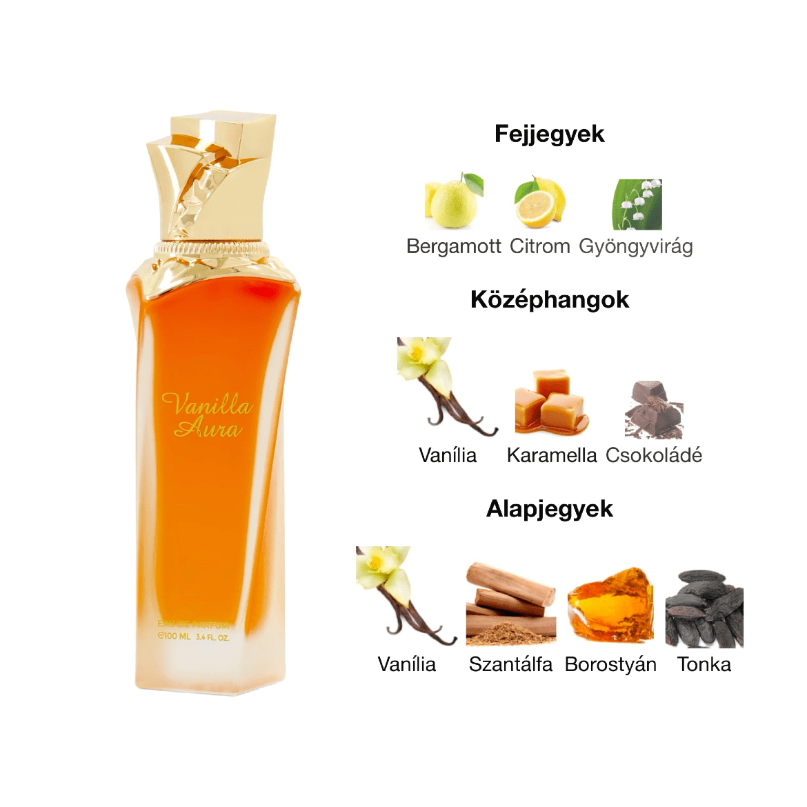 Maison Asrar Vanilla Aura EDP - 100 ml - YARA Illatbazár