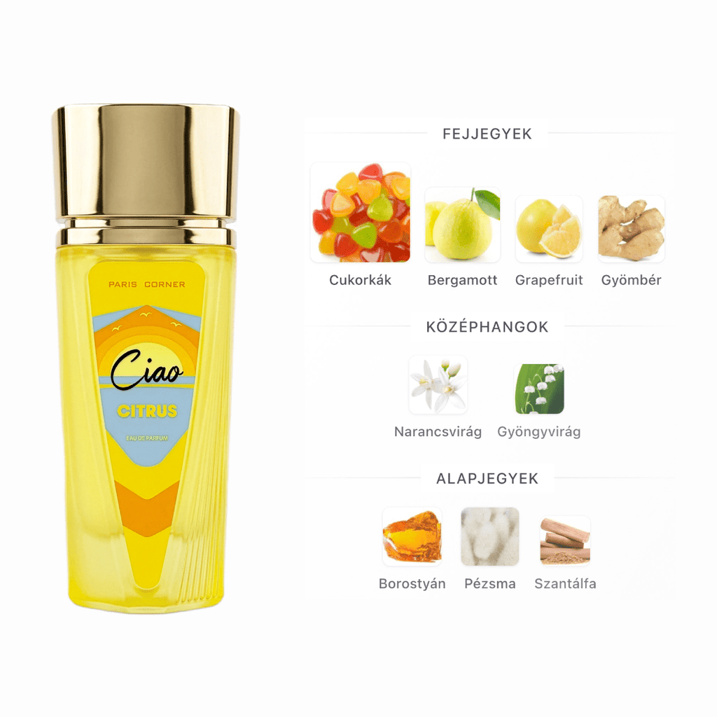 Paris Corner Ciao Citrus EDP - 100 ml - YARA Illatbazár