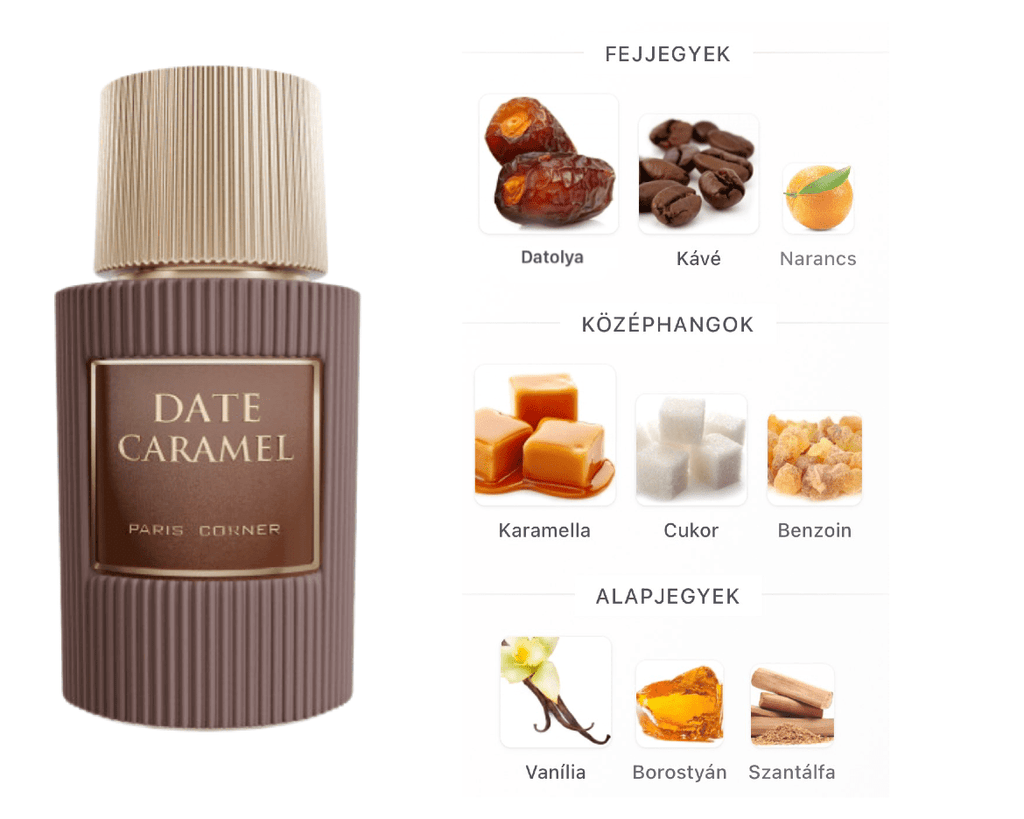 Paris Corner Date Caramel EDP - 100 ml - YARA Illatbazár