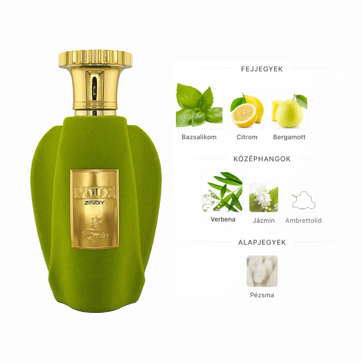Paris Corner Emir Voux Zingy EDP - 100 ml - YARA Illatbazár