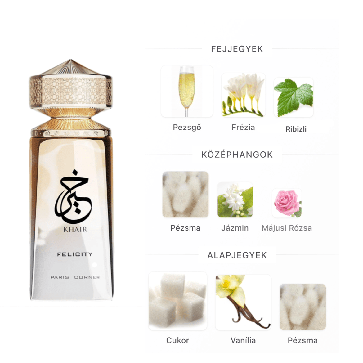 Paris Corner Khair Felicity EDP - 100 ml - YARA Illatbazár