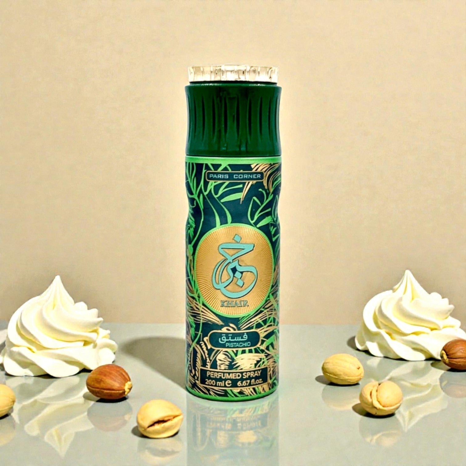 Paris Corner Khair Pistachio Dezodor Spray - 200 ml - YARA Illatbazár